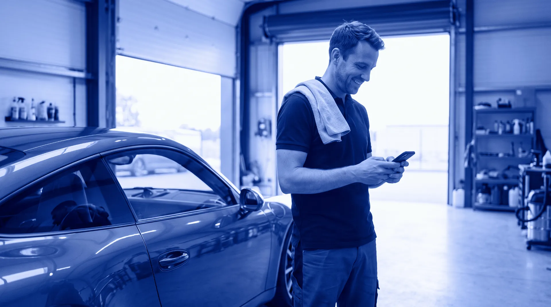 Online-Terminbuchung für Autoaufbereitung